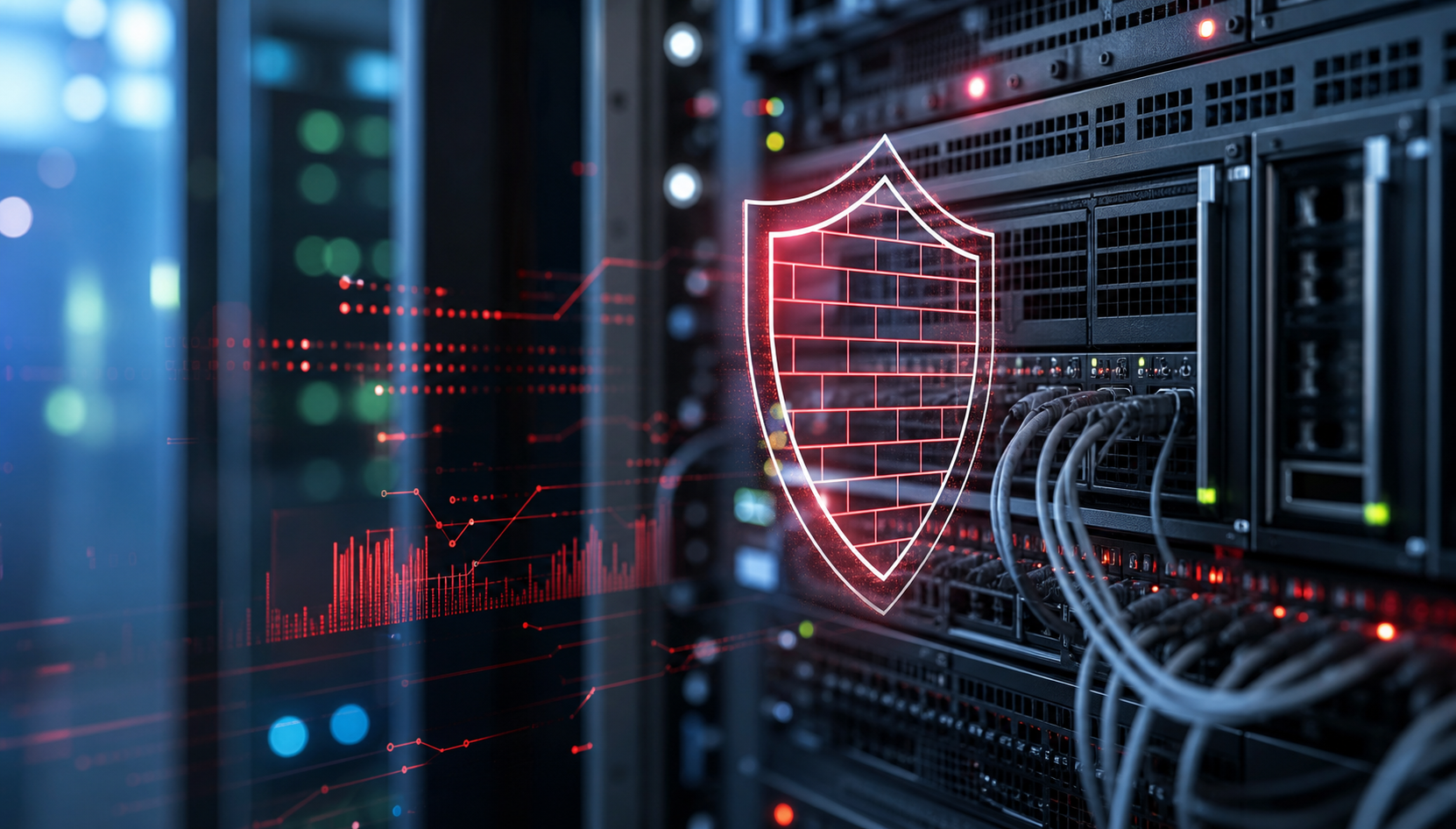 Webserver mit Firewall-Schutz und Sicherheitsmonitoring gegen WP2Shell-Angriffe