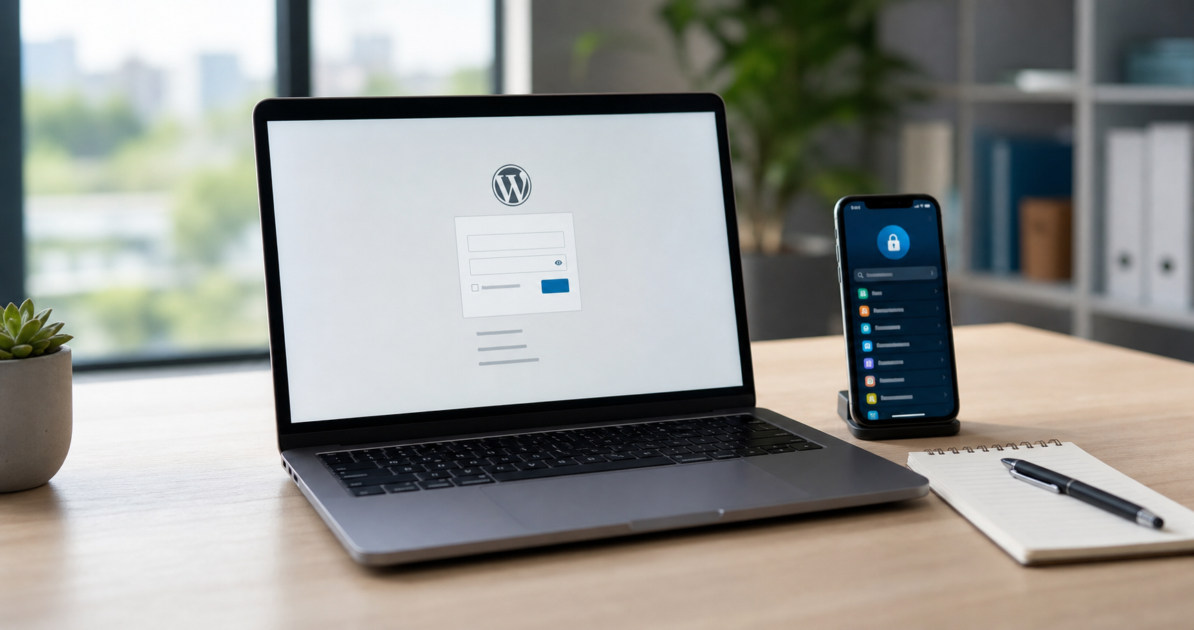 WordPress Passwort zurücksetzen am Laptop mit sicherem Passwortmanager